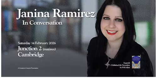 Janina Ramirez at Junction 2, Cambridge