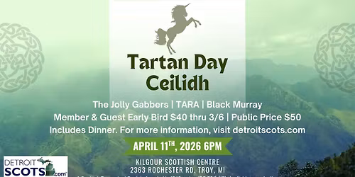 Tartan Day Ceilidh