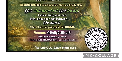 Women Warriors RC Fundrasier with Madame O's Naughty BINGO