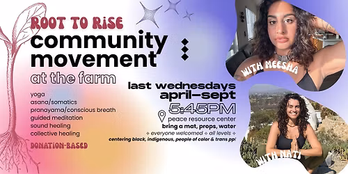Root to Rise Community Movement at the Farm