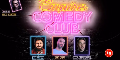 Empire Comedy Club September 2026