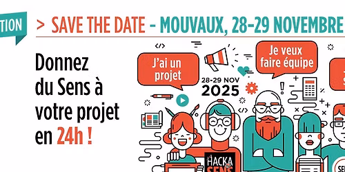 8\u00e8me \u00e9dition du HackaSens : le Hackathon du Sens !