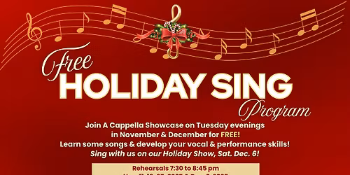 Holiday Sing 2025 - Sing with ACS for FREE!