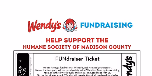 Wendy's Dine to Donate!