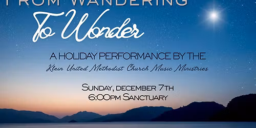 From Wandering to Wonder: A Journey Through Advent