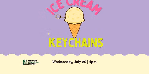 Ice Cream Keychains: 4pm Session