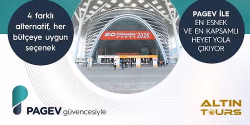 PAGEV \u0130le ChinaPlas 2026 Tur Program\u0131