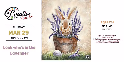 Terrace: Look who's in the Lavender - Sunday, Mar 29, 2026 5:30 - 8:00 p.m.