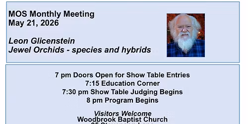 MOS Monthly Meeting 