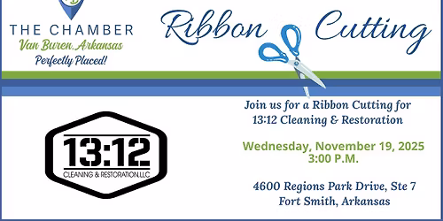Ribbon Cutting for 13:12 Cleaning & Restoration