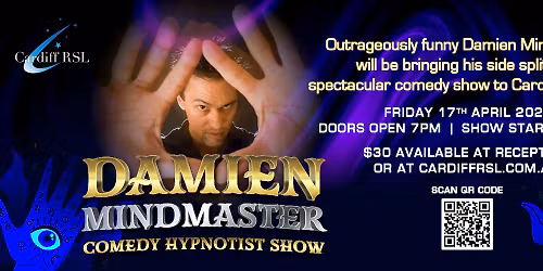 Damien MIND MASTER comedy Hypnotist Show
