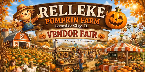 RELLEKE PUMPKIN PATCH VENDOR FAIR + PUMPKIN FESTIVAL 2026