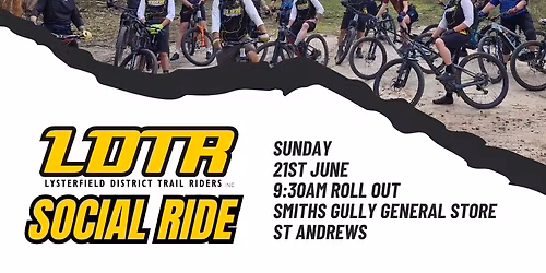 LDTR June Social Ride Smiths Gully