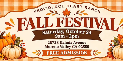 Fall Festival at Providence Heart Ranch