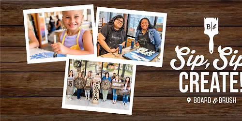 All Ages Wood Art & Decor Workshop - Pick Your Own Project! & Colors. Instructor-led Fun!