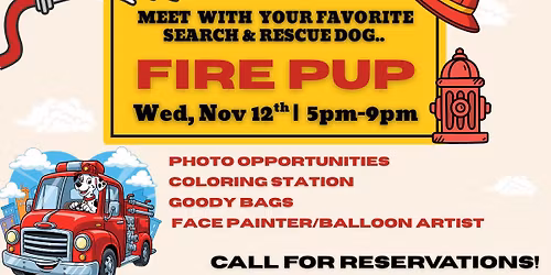 \ud83d\ude92\ud83d\udd25 Meet the Fire Pup at UNO Pizzeria & Grill! \ud83d\udd25\ud83d\ude92