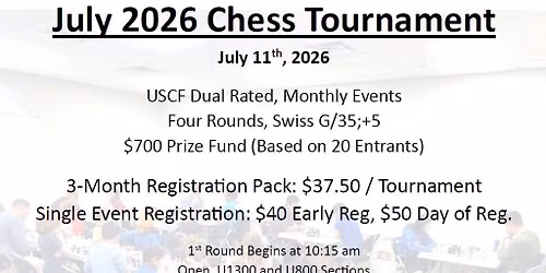 July '26 - Chess League \/ Tournament