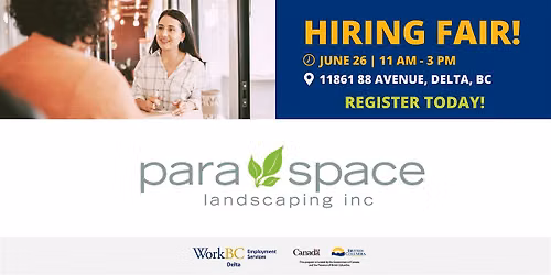 Hiring Event - WorkBC Centre Delta\/Ladner