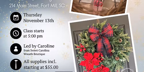 Holiday Wreath Making- Mitrik Exchange 