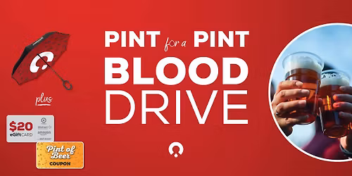 Donate Blood at Lucky Dog Bark & Brew LKN \ud83c\udf7b
