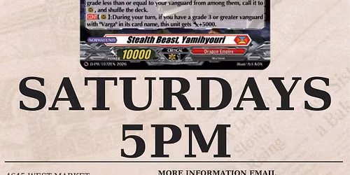 Cardfight Vanguard Shop Tournaments