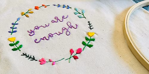 Crafternoon Tea \ud83e\uded6 Embroidered Tote Bag