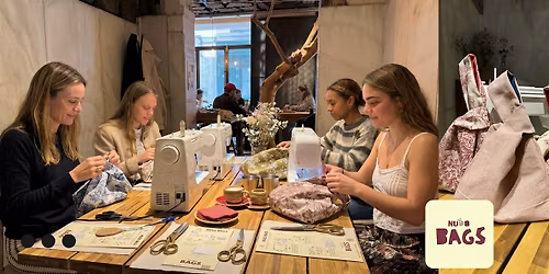 Taller Creativo Nudo Bags:crea tu bolso con vino ilimitado centro de Madrid