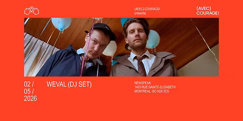 Weval (DJ Set) | Montr\u00e9al