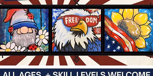 Red, White & Blue Paint Party at Market 27