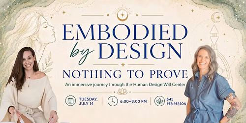 Embodied by Design: Nothing to Prove