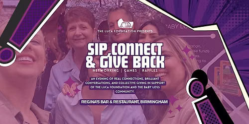 Sip, Connect & Give Back Networking Event