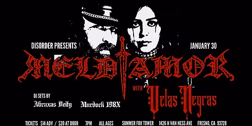 Disorder Presents Meldamor , Velas Negras