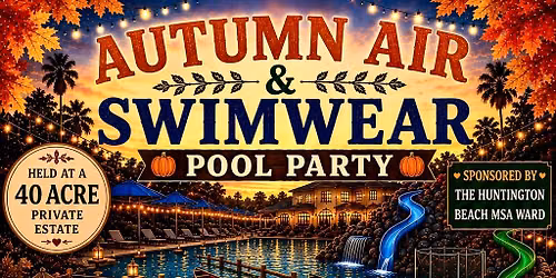 Autumn Air\ud83c\udf42Swimwear: HB MSA Fall Pool Party