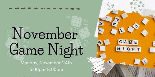 November Game Night \ud83c\udfb2 