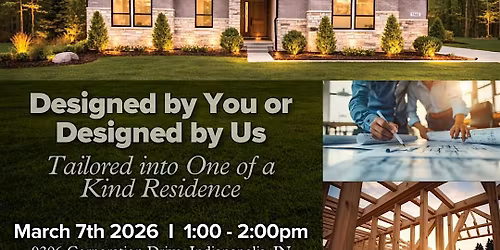 FREE Seminar - Build On Your Lot - Your Design or Ours