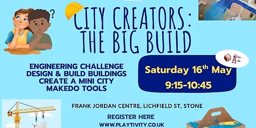 Playtivity STEAM Club- City Creators: The Big Build! \u2728\ud83c\udfd7\ufe0f