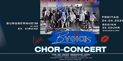 B-VOICES in CONCERT in Burgbernheim