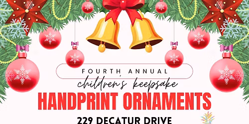 4th Annual Handprint Ornament Event