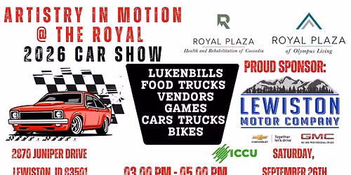 Artistry in Motion @ the Royal 2026 Car Show!