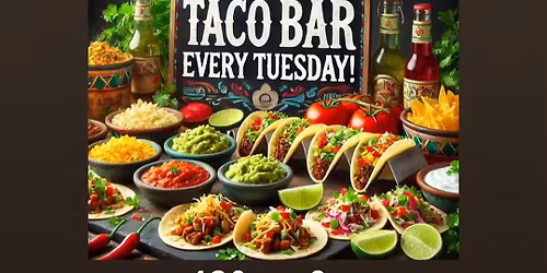 $9.95 all you ca eat taco bar 