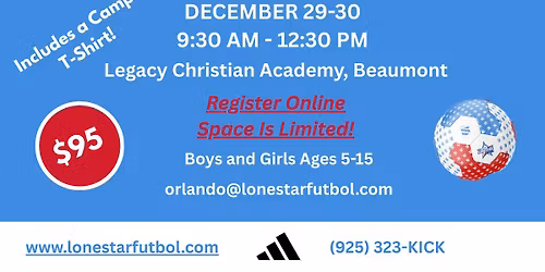Lone Star Futsal Winter Camp