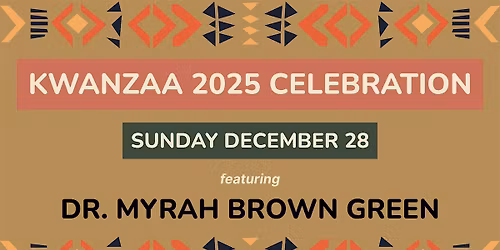 Kwanzaa 2025 Celebration - Day 3