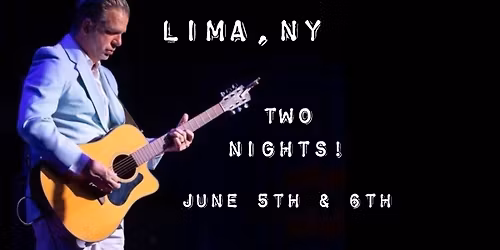 Chris Trapper in Lima, NY (TWO NIGHTS)