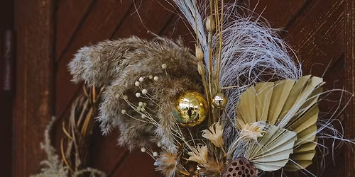 Scandinavian style wreath making