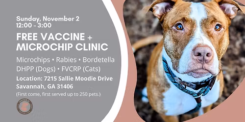 Chatham 90 - FREE Vaccine and Microchip Clinic