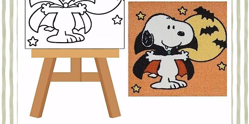 Spooky Snoopy: Paint and Sip!