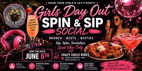 Girls Day Out: Spin & Sip Social