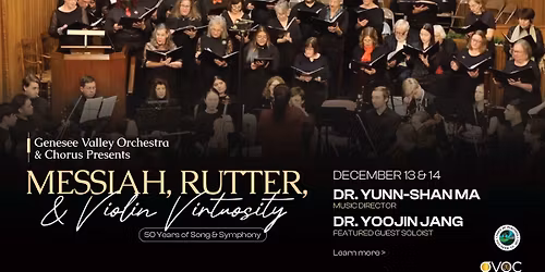 Messiah, Rutter and Violin Virtuosity