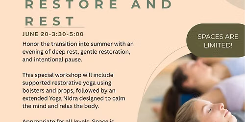 Summer Solstice Restore and Rest
