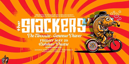 THE SLACKERS IN VANCOUVER @ Rickshaw Theatre - Fri. May 29th. On the Road to Ska & Reggae Fest!
